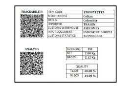 Tantalum 2 kilos container Pet 5